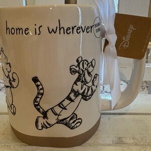 Disney Cream and Brown Tigger Mug - Home is Wherever